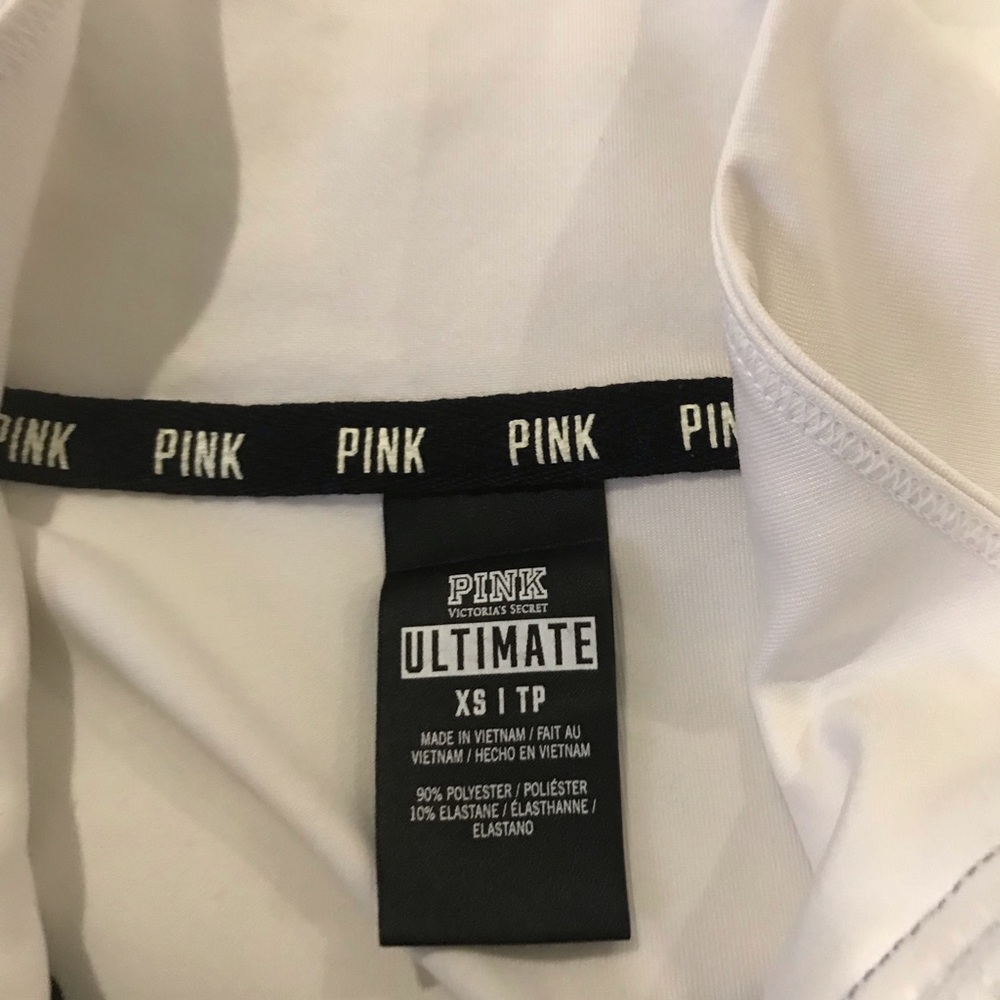 Blue and white jacket by Pink.